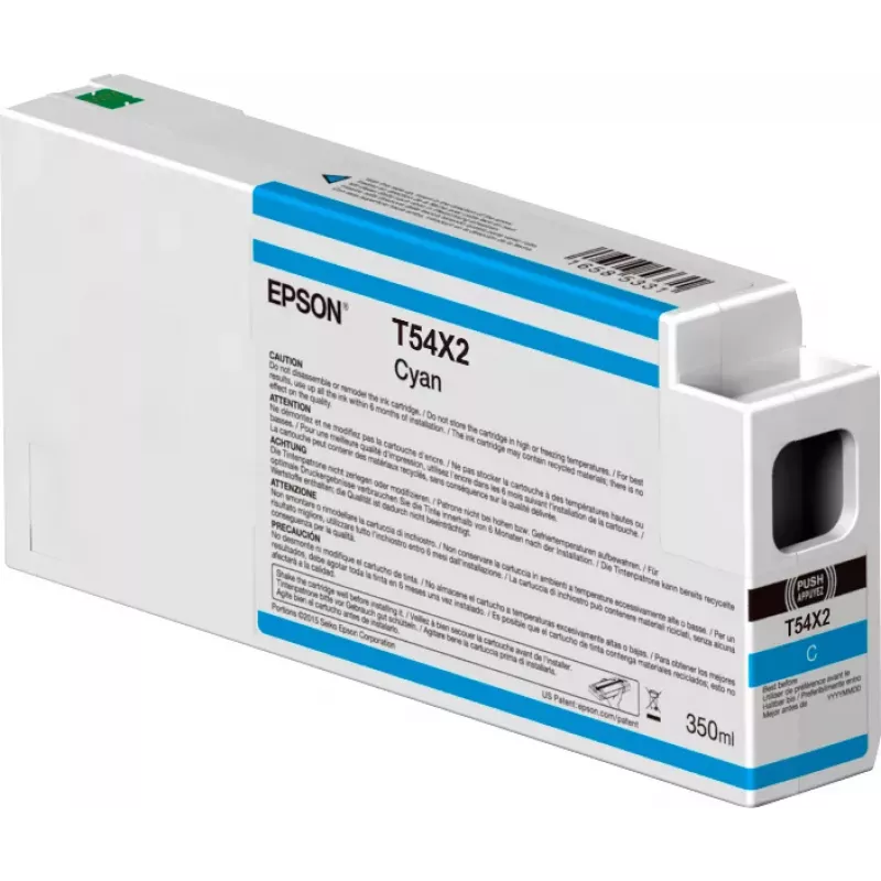 Epson T54X2 originálna azúrová atramentová kazeta 350 ml
