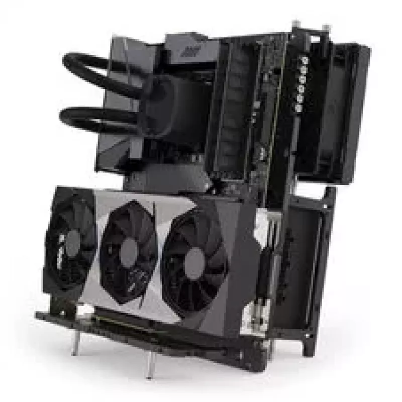Streacom BC1 Vertical GPU Kit - strieborná