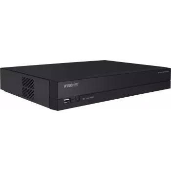 Hanwha Vision sieťový videorekordér 8 IP kanálov H.265 60Mbps bez HDD HDMI PoE switch