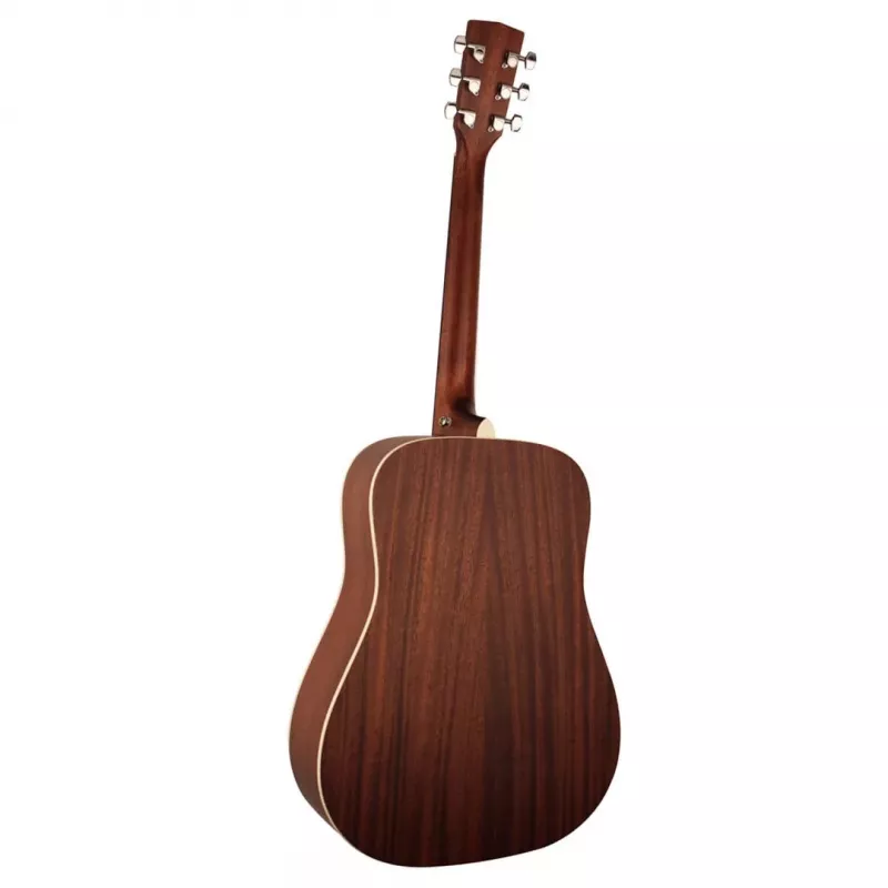 Cort Earth 70 BR akustická gitara - Dreadnought, masívna smreková vrchná doska Sitka, mahagónové dno a luby, Natural Satin