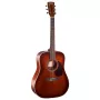 Cort Earth 70 BR akustická gitara - Dreadnought, masívna smreková vrchná doska Sitka, mahagónové dno a luby, Natural Satin