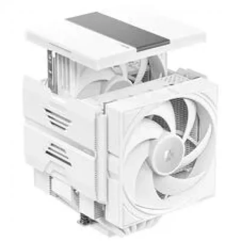 SUDOKOO SK620 chladič CPU, Dual-Tower - 2x 120mm, biely