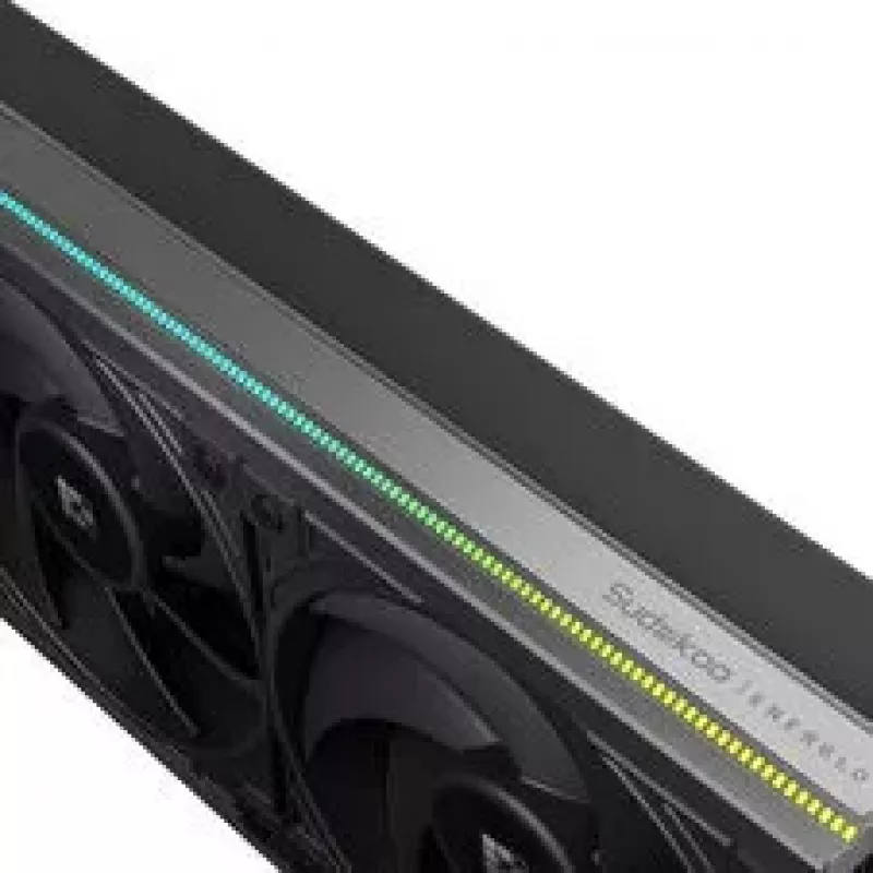 Sudokoo Energlo 360 AiO kvapalinový chladič CPU, LCD displej, ARGB - 360mm, čierny