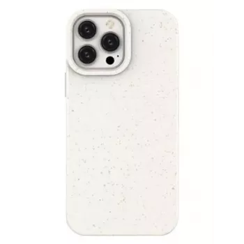Eco Apple iPhone 14 Pro silikónový odbúrateľný kryt biela