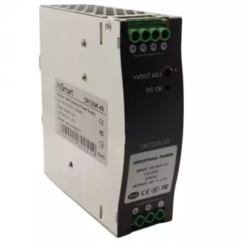 HISMART DR-120-48 napájací zdroj na DIN lištu 48V 120W 2,5A