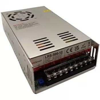 HISMART LRS-500-12 12V 40A 500W AC-DC napájací zdroj