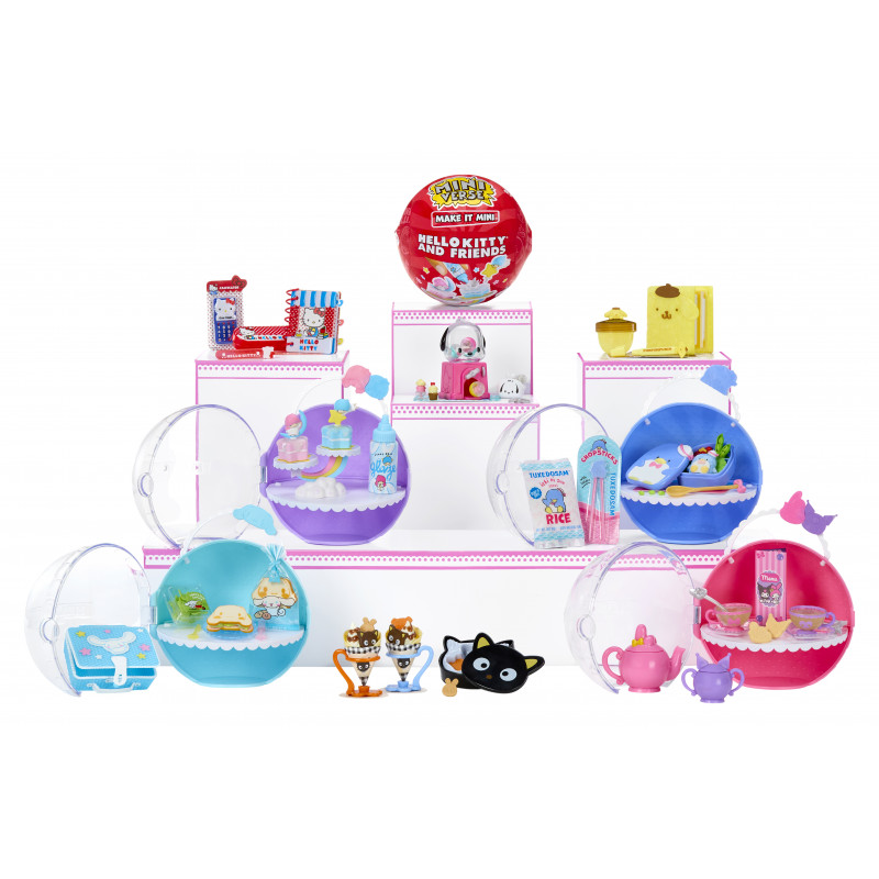 MGA's Miniverse - Make It Mini SANRIO Hello Kitty séria 4 slepá kapsula DIY tvorivá sada