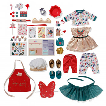 ZAPF CREATION BABY born adventný kalendár 2024 – 24 prekvapení, oblečenie pre bábiky & príslušenstvo, od 3 rokov