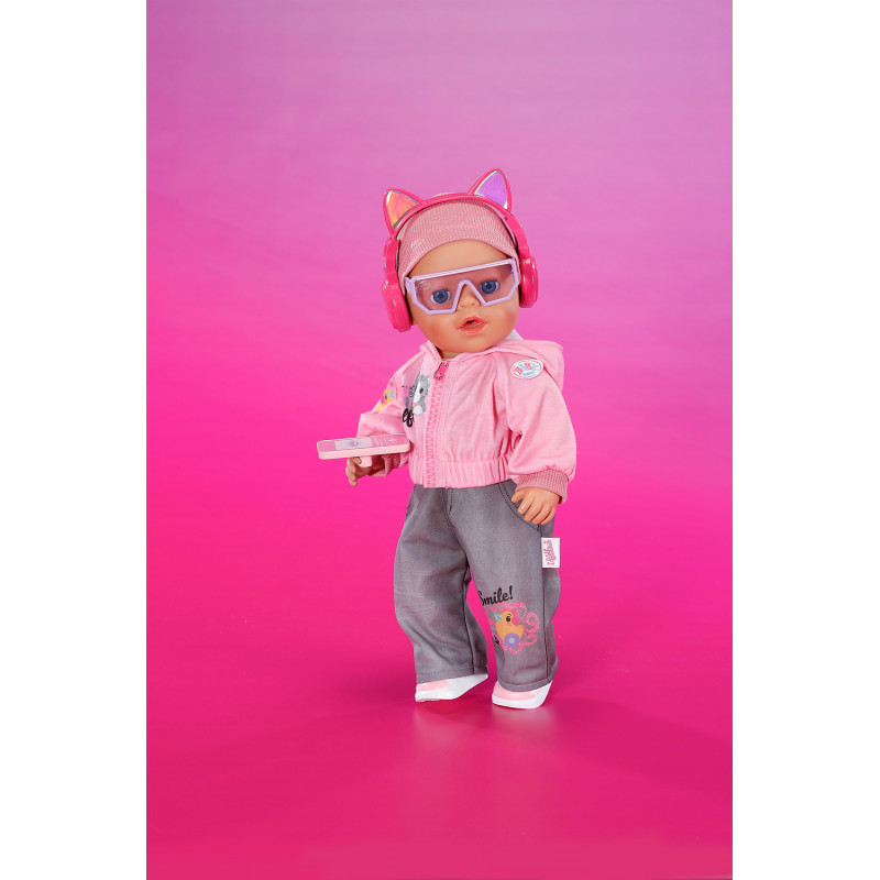 ZAPF CREATION Zapf Baby born Cool Girl outfit 43cm
