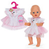 ZAPF CREATION BABY born labutie šaty 43cm oblečenie pre bábiky