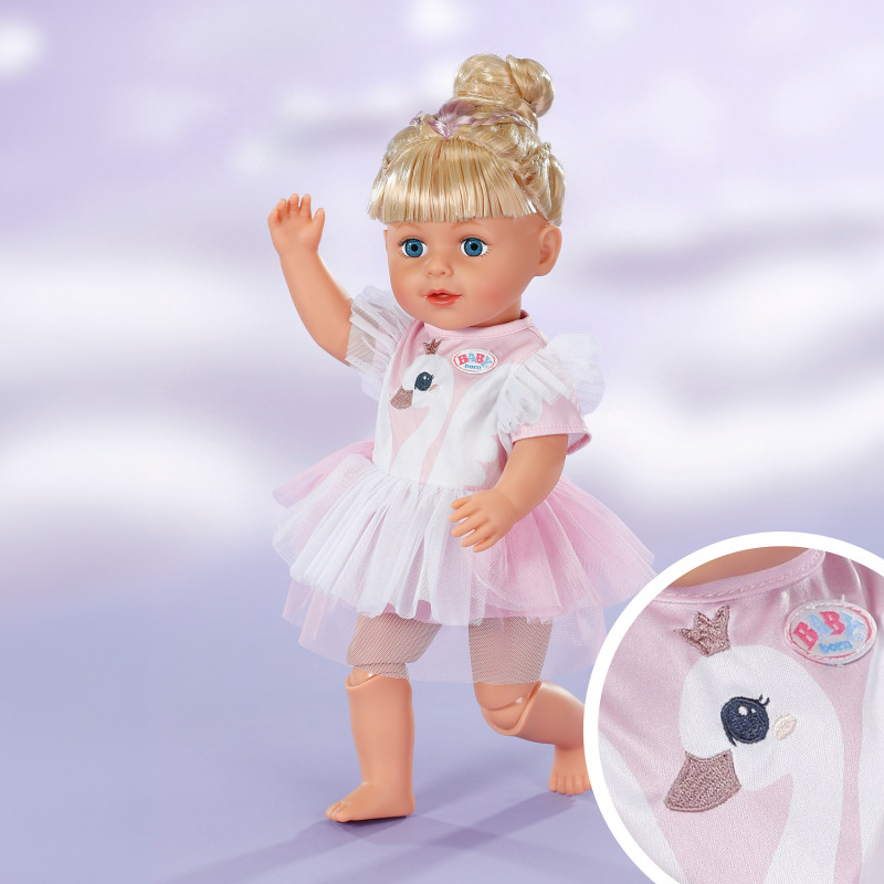 ZAPF CREATION BABY born labutie šaty 43cm oblečenie pre bábiky