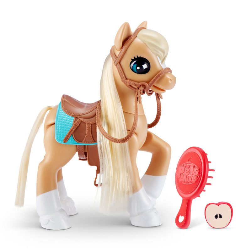 Zuru Pets Alive Magical Pony so stajňou – interaktívna elektronická hračka jednorožec