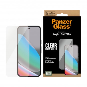 PanzerGlass Ultra-Wide Fit ochranná fólia na displej pre Google Pixel 11 / 11 Pro