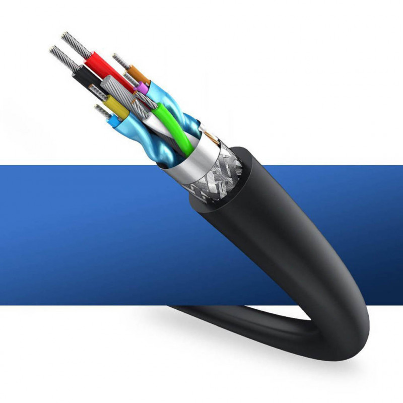 UGREEN US129 USB 3.0 predlžovací kábel 0,5 m čierny