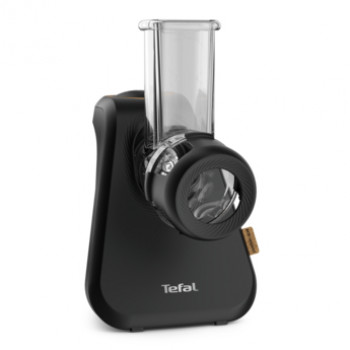 TEFAL MB77EN elektrické strúhadlo a špiralizér, 260 W, 5 kužeľov, čierna/strieborná