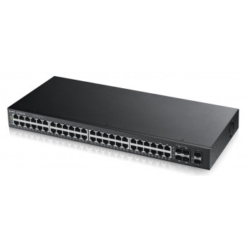 ZyXEL GS1920-48 48-portový Gigabit Smart Managed switch so 4 SFP uplinkmi a PoE+ (375W)