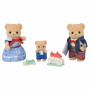 EPOCH Sylvanian Families Biscuit Bear rodina - 4 zberateľské figúrky