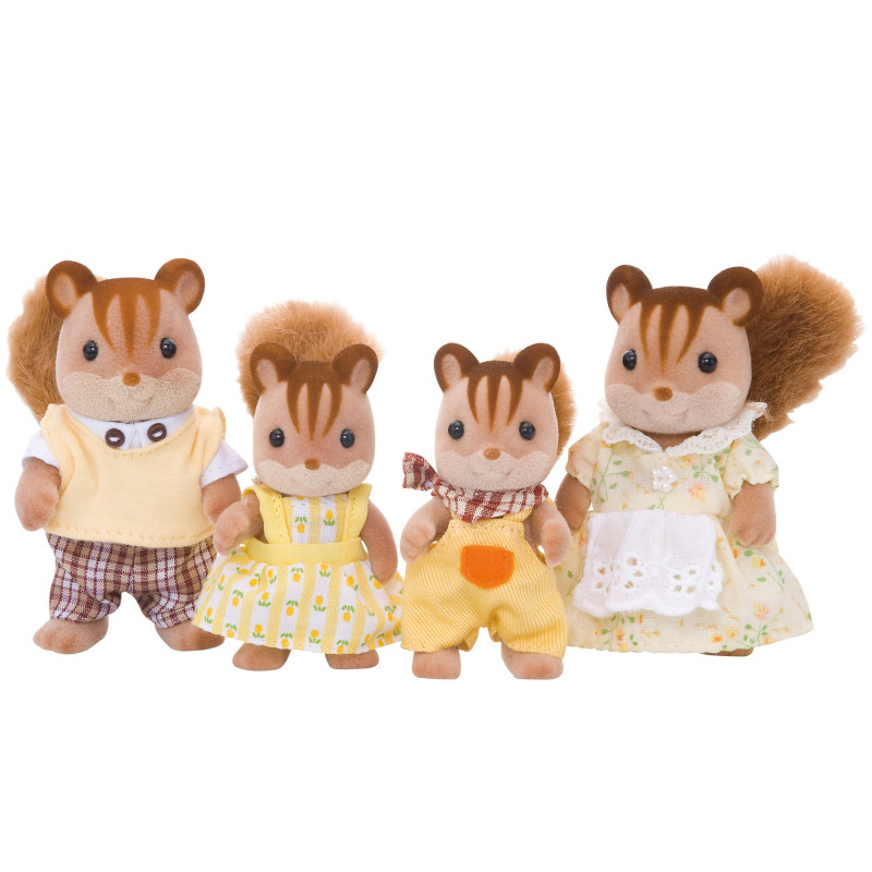 Epoch Sylvanian Families rodinka veveričiek orechových figúrky set