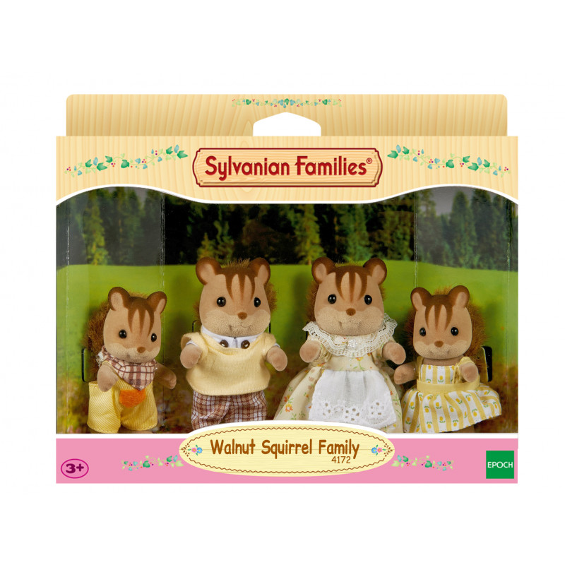 Epoch Sylvanian Families rodinka veveričiek orechových figúrky set