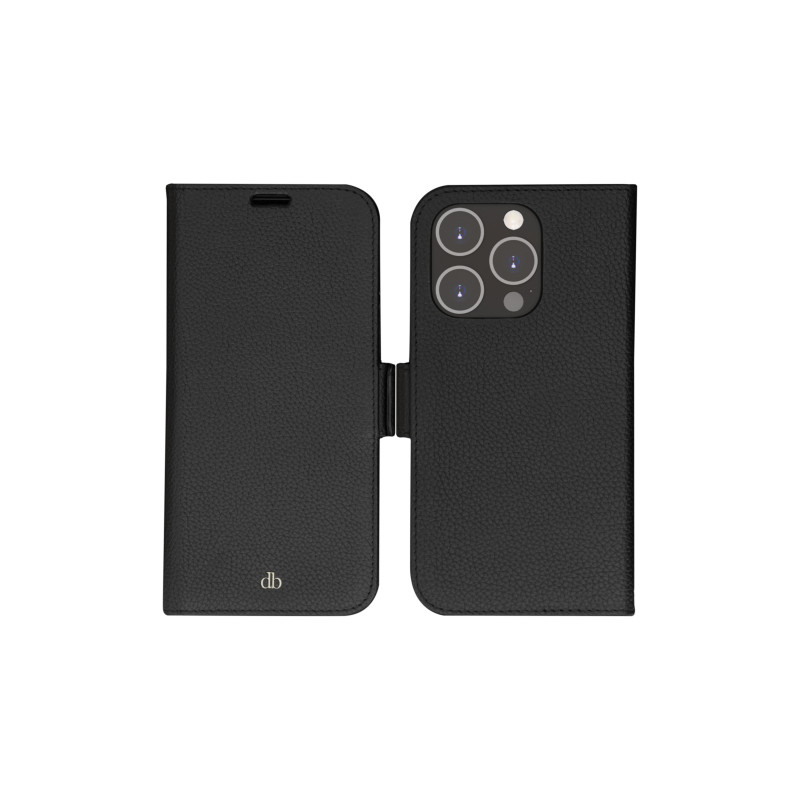 dbramante1928 New York 2-in-1 peňaženkové puzdro pre iPhone 14 Pro - čierne