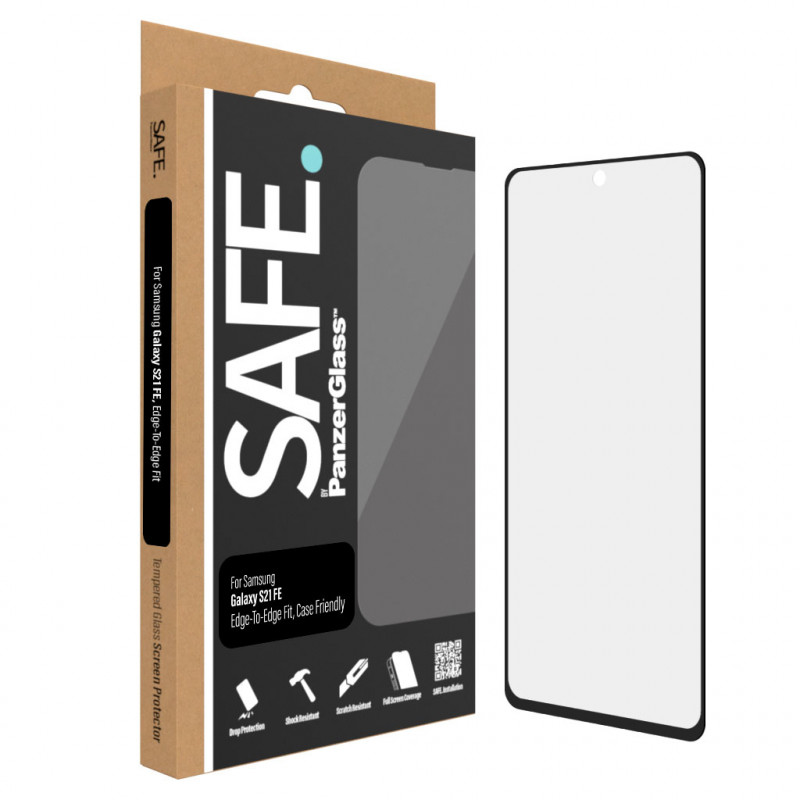 SAFE by PanzerGlass Samsung Galaxy S21 FE G990 ochranná fólia displeja E2E Case Friendly čierna SAFE95100