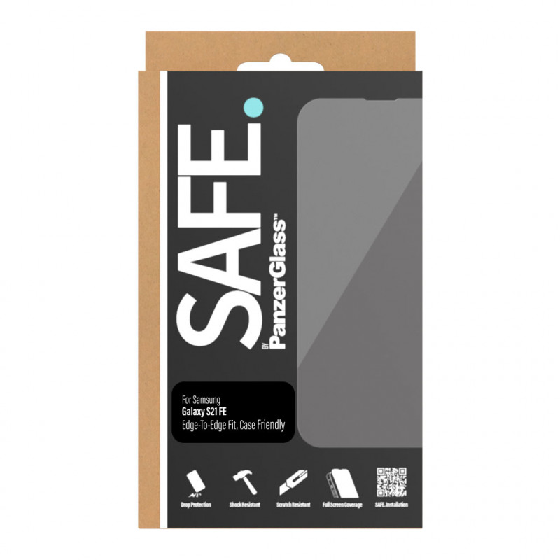 SAFE by PanzerGlass Samsung Galaxy S21 FE G990 ochranná fólia displeja E2E Case Friendly čierna SAFE95100