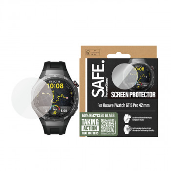 PanzerGlass SAFE tvrdené sklo ochrana displeja pre Huawei Watch GT 5 Pro 42mm