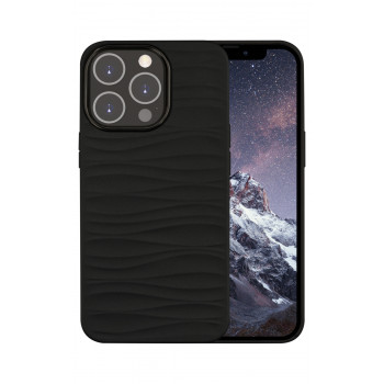 dbramante1928 Dune puzdro pre iPhone 14 Pro čierna plná zrnitá koža