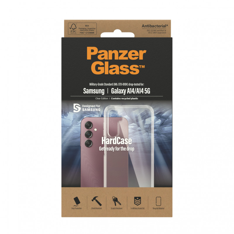 PanzerGlass ClearCase Samsung Galaxy A14 5G transparentné ochranné puzdro