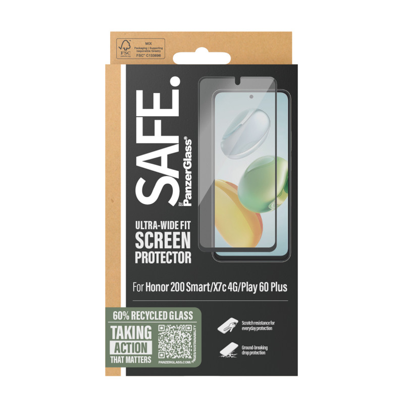 SAFE by PanzerGlass Honor 200 SmartScreen ochrana Ultra-Wide Fit SARNUWFG18200