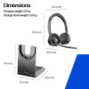 Plantronics Voyager 4320 UC V4320-M C, USB-A, čierny