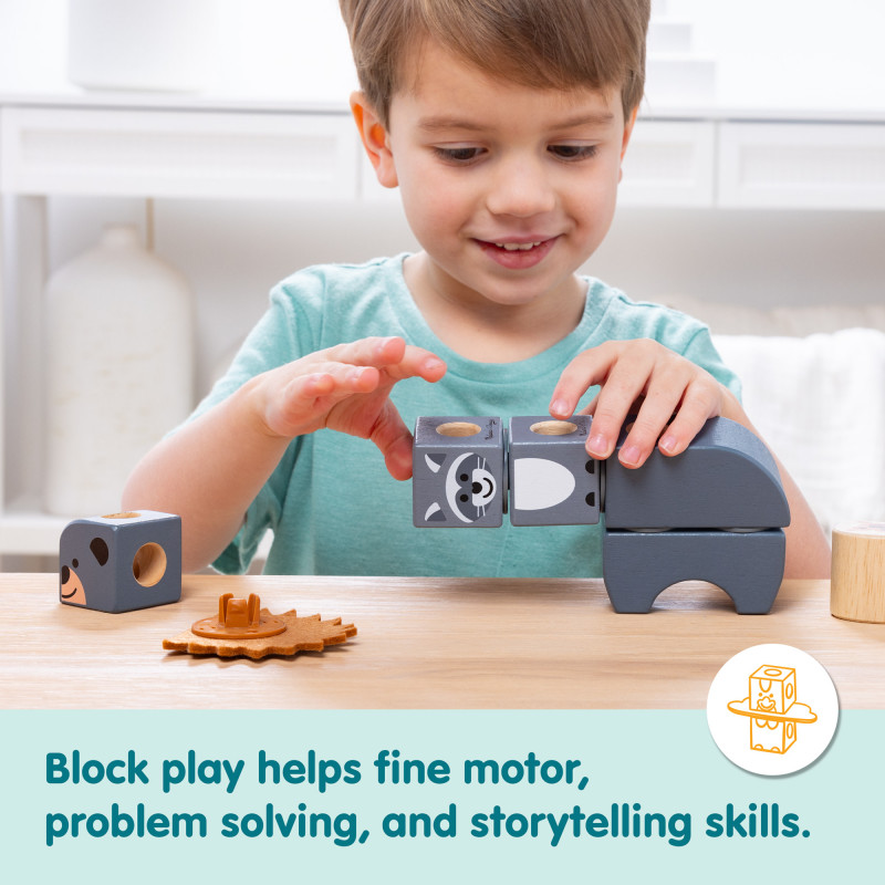 Melissa & Doug Blockables Woodland Friends sada