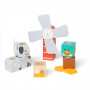 Melissa & Doug Blockables Sada Priatelia z farmy