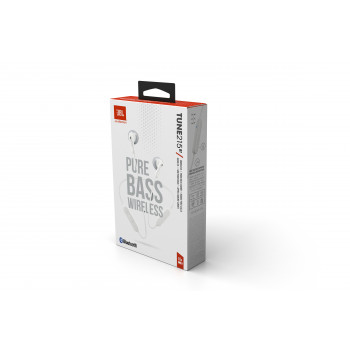 JBL Tune 215BT bezdrôtové in-ear neckband slúchadlá - biele