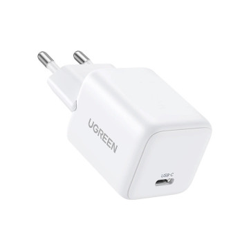 UGREEN X512 20W GaN USB-C nástenná nabíjačka (biela)