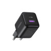 UGREEN X516 GaN 30W USB-C + USB-A nástenná nabíjačka čierna
