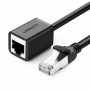 UGREEN Cat6 FTP Ethernet patch kábel, RJ45 kovový konektor, 5m čierny