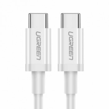 UGREEN US264 USB-C na USB-C kábel 60W PD 1,5 m biely