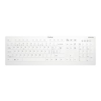 Bezdrôtová lekárska klávesnica CHERRY Active Key AK-C8112, Swiss QWERTZ, biela