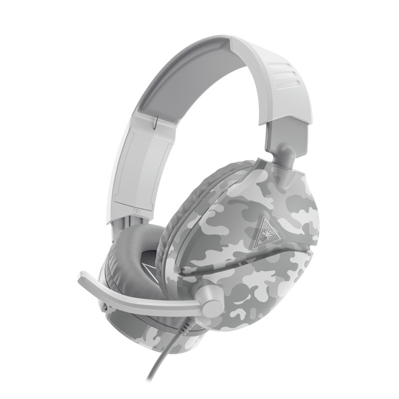 Turtle Beach RECON 70 drôtové herné slúchadlá cez uši so sklopným mikrofónom, biele Camo (TBS-6230-02)