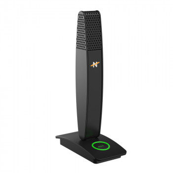 Neat MIC-1010-01 USB kondenzátorový mikrofón s kardioidnou charakteristikou, monitorovaním slúchadiel, stlmením, stolovým stojanom
