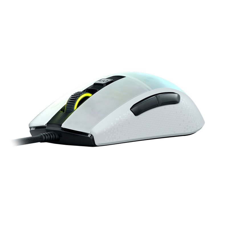 Roccat Burst Pro drôtová herná myš, 16000 dpi, 68 g, biela (ROC-11-746)