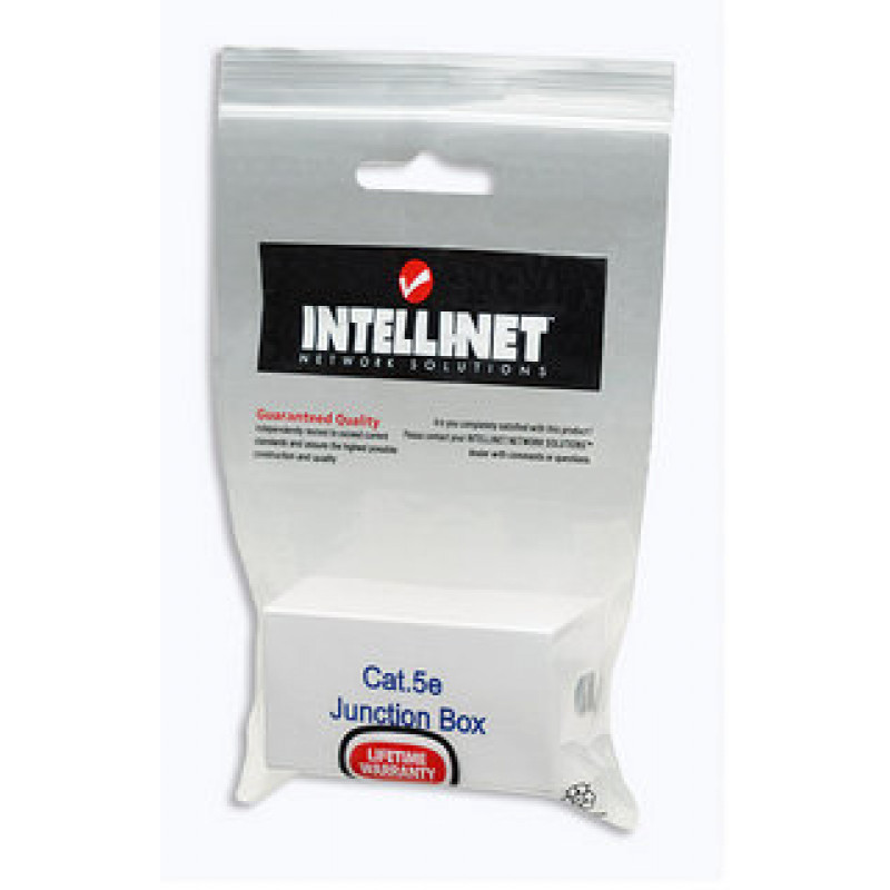 Intellinet 504904 Cat5e UTP Keystone jack, 90-stupňová LSA rezacia svorková technika, biela
