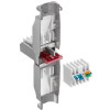 Techly 105889 beznáradný RJ45 Cat6 STP modulárny konektor, 1G, tienený, transparentný