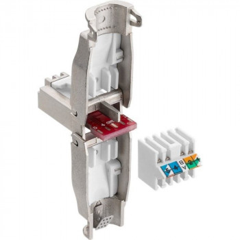Techly 105872 RJ45 Cat6a 10G Modulárny konektor bez náradia, STP