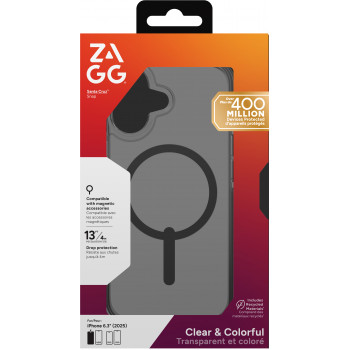 ZAGG Santa Cruz Snap puzdro pre iPhone 17 - polnočná čierna