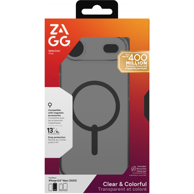 ZAGG Santa Cruz Snap puzdro pre iPhone Air - polnočná čierna