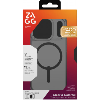 ZAGG Santa Cruz Snap puzdro pre iPhone 17 Pro - polnočná čierna