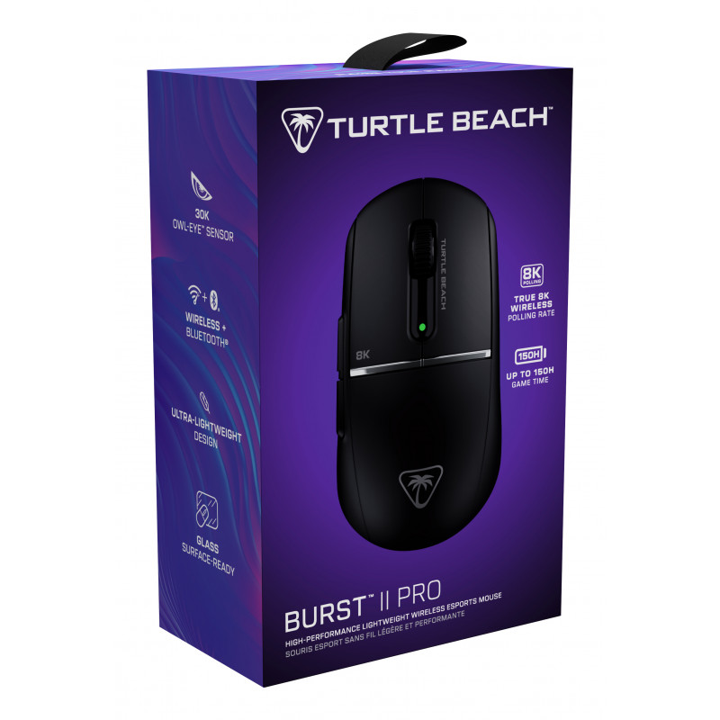 Turtle Beach Burst II Pro bezdrôtová herná myš, čierna (TBM-2102-05)