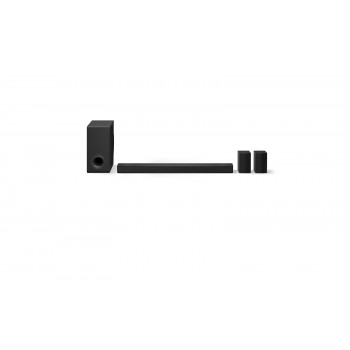 LG DS80TR 5.1.2-kanálový Dolby-Atmos soundbar s bezdrôtovým subwooferom a bezdrôtovými zadnými reproduktormi, 480 W, čierny